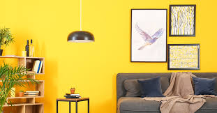 Yellow Colour Combination For Living