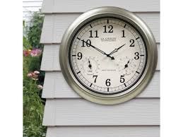 La Crosse Indoor Outdoor Wall Clock