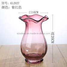 Painting Color Glass Vase For Flower