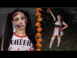 zombie cheerleader halloween tutorial