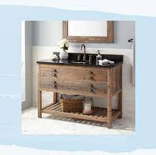 The standard height of a bathroom vanity is about 36 inches tall. 15 Best Bathroom Vanity Stores Where To Buy Bathroom Vanities