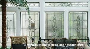 transom stained glass windows custom