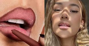 lip liner and lipstick