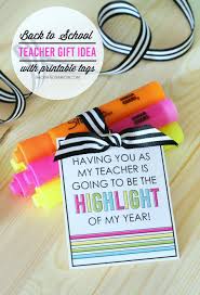 back to teacher gift idea