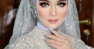 10 inspirasi riasan pengantin hijab modern