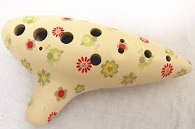 Details About Cute Bird With Flower Pattern 12 Holes Ocarina Flute Fingering Chart Bag