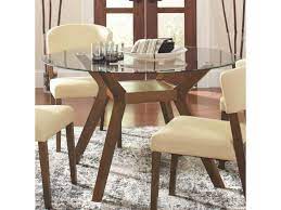 Round Glass Dining Table For