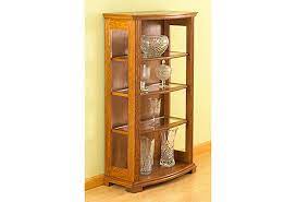 Bow Front Display Case Woodworking Plan