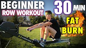 beginner rowing workout follow along