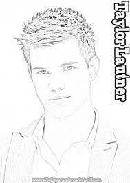 You can print out and color this taylor. Taylor Lautner Coloring Pages