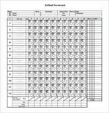 15 Baseball Score Sheet Pdf Resume Cover