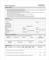 free 42 insurance proposal form