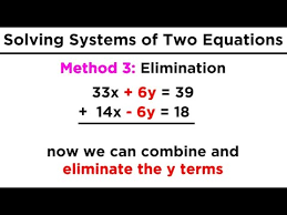 Solving Systems Of Two Equations And