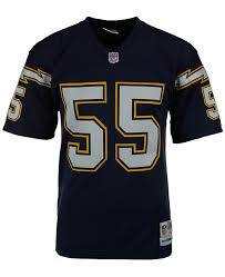 Mens Junior Seau San Diego Chargers Replica Throwback Jersey