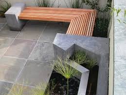 Diy Patio Bench Concrete Garden