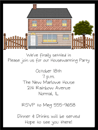 Open House Housewarming Party Invitations House Warming