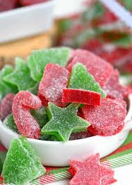 4.25wide x 3.5 high so small but absolutely sweet. 9 Delicious Christmas Candy Recipes