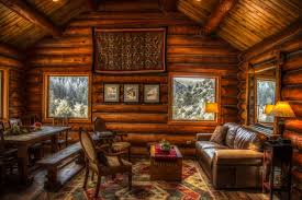 rustic log cabin decorating pioneer