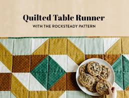 modern quilted table runner tutorial