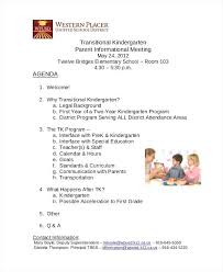 Sample Conference Agenda Parent Teacher Template Meaning In Kannada