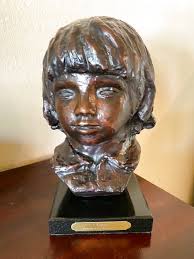 Buste De Coco ME 1992 Limited Edition Bronze Sculpture by Pierre Auguste  Renoir