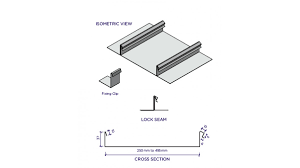 smart tray lock seam roofing cladding
