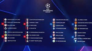 uefa chions league 21 22 draw as it