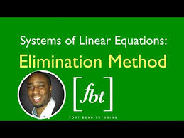 Elimination Addition Method Fbt