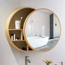Bathroom Mirror Cabinet Solid Wood
