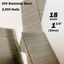 35mm brad nails f35 18g 1 3 8 inch ss