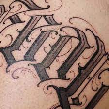 custom lettering tattoo style guru