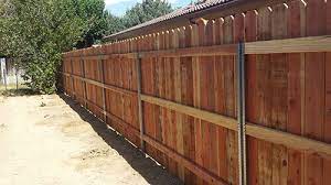 wood fence post options metal fence posts