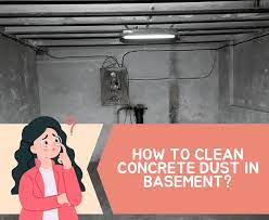 how to clean concrete dust in bat