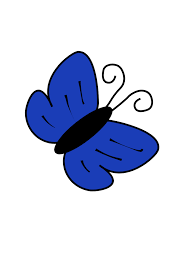 Blue Butterfly Clip Art at Clker.com - vector clip art online, royalty free  & public domain