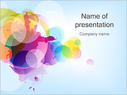 Abstraction Canvas Powerpoint Template Infographics Slides