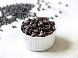 perfectly prepared dried black beans