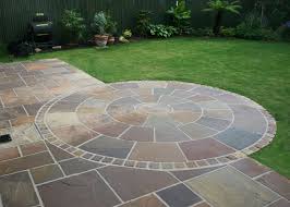 introduction to back garden paving