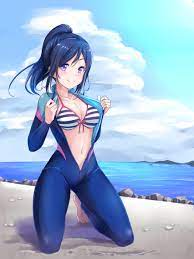 Kanan Emerging From Her Infamous Wetsuit ~ : r/LoveLive