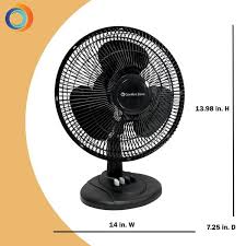 Shop oscillating fans including lasko, honeywell, and dyson from best buy, walmart and more. Comfort Zone 12 In Black Oscillating Table Fan With Adjustable Tilt Cz121bk The Home Depot