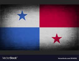 flag of panama with old texture royalty