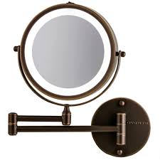 6 8 Lighted Wall Mount Makeup Mirror