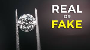 a diamond is fake or real