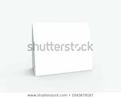 Blank Paper Tent Template Name Buy This Stock Illustration