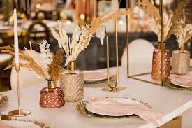 table wedding decor flowers