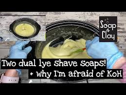 how to make dual lye shave soaps best
