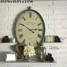 large wall clock vintage antique style