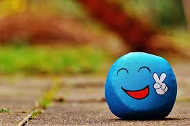 blue peace emoticon toy pickpik