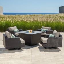 Outdoor Decor Backyard Fire Pit Table