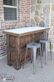 diy tiled bar free plans and a
