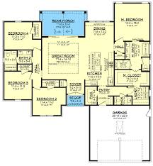 House Plan With 4 Beds Under 2000 Sqft